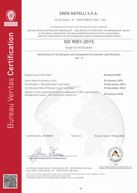 Download UNI EN ISO 9001 certification (PDF)