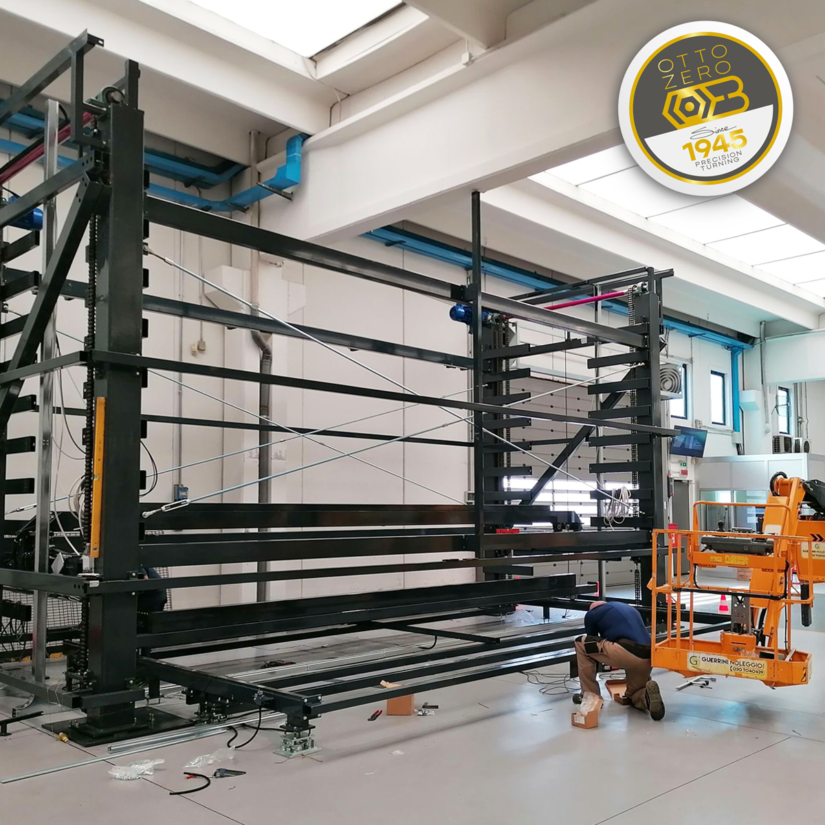 Automatic vertical warehouse for brass bars, Eredi Baitelli