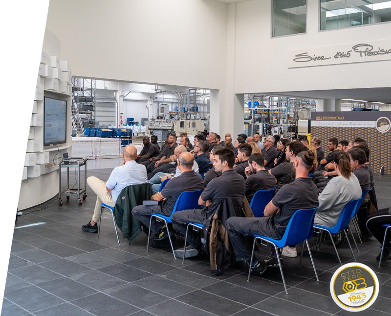 Mandatory workplace health and safety training session at Eredi Baitelli